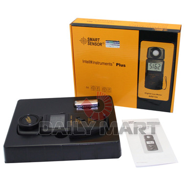 NEW Smart Sensor AR813A Digital Light Lux Meter Tester