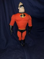 14   Disney Pixar Incredibles Mr Incredible Dad Figure Plush Stuffed Toy Jakks 