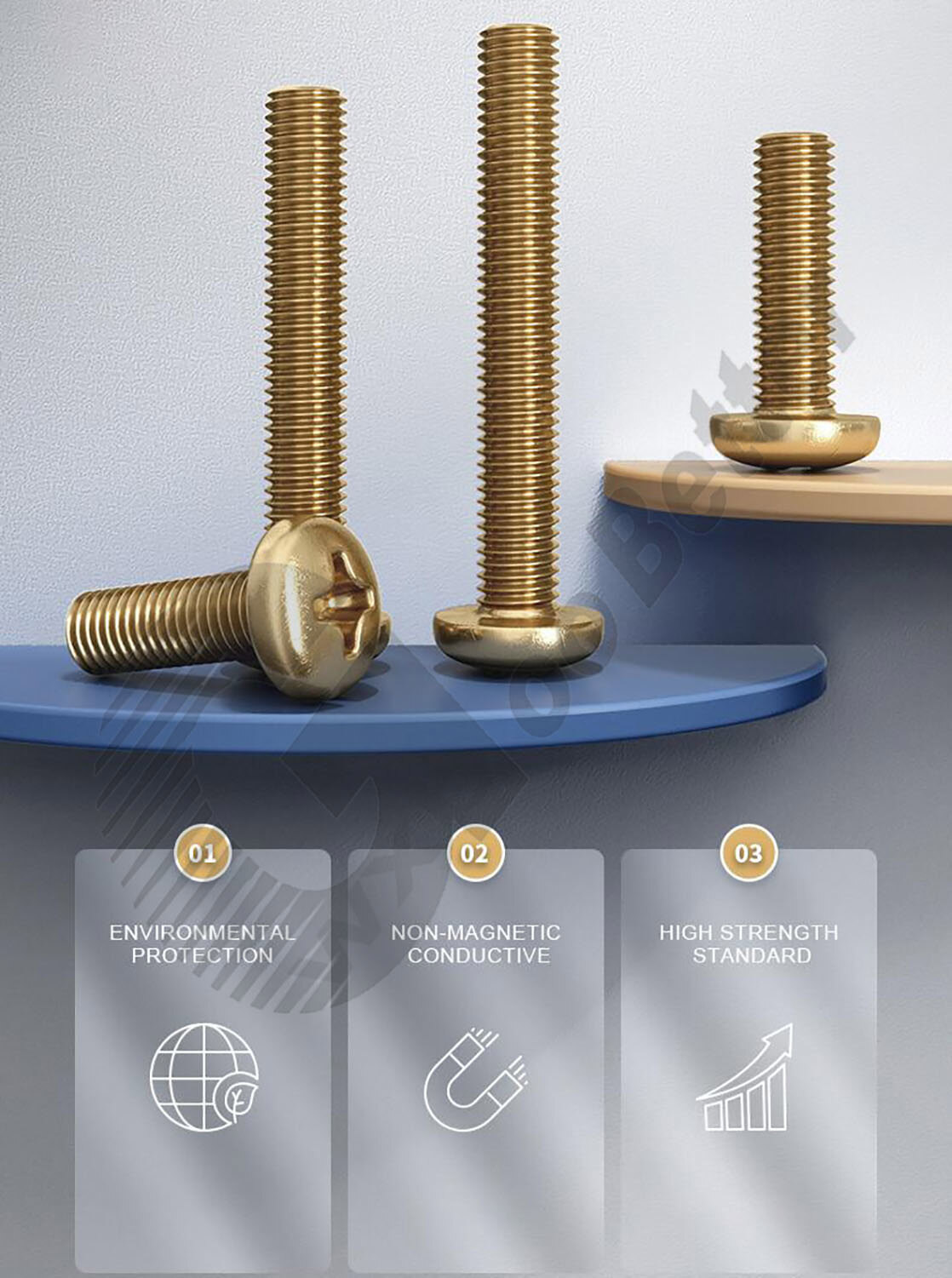 M2 M2.5 M3 M4 M5 M6 Brass Phillips Pan Head Screws Brass Bolts Machine Bolts eBay