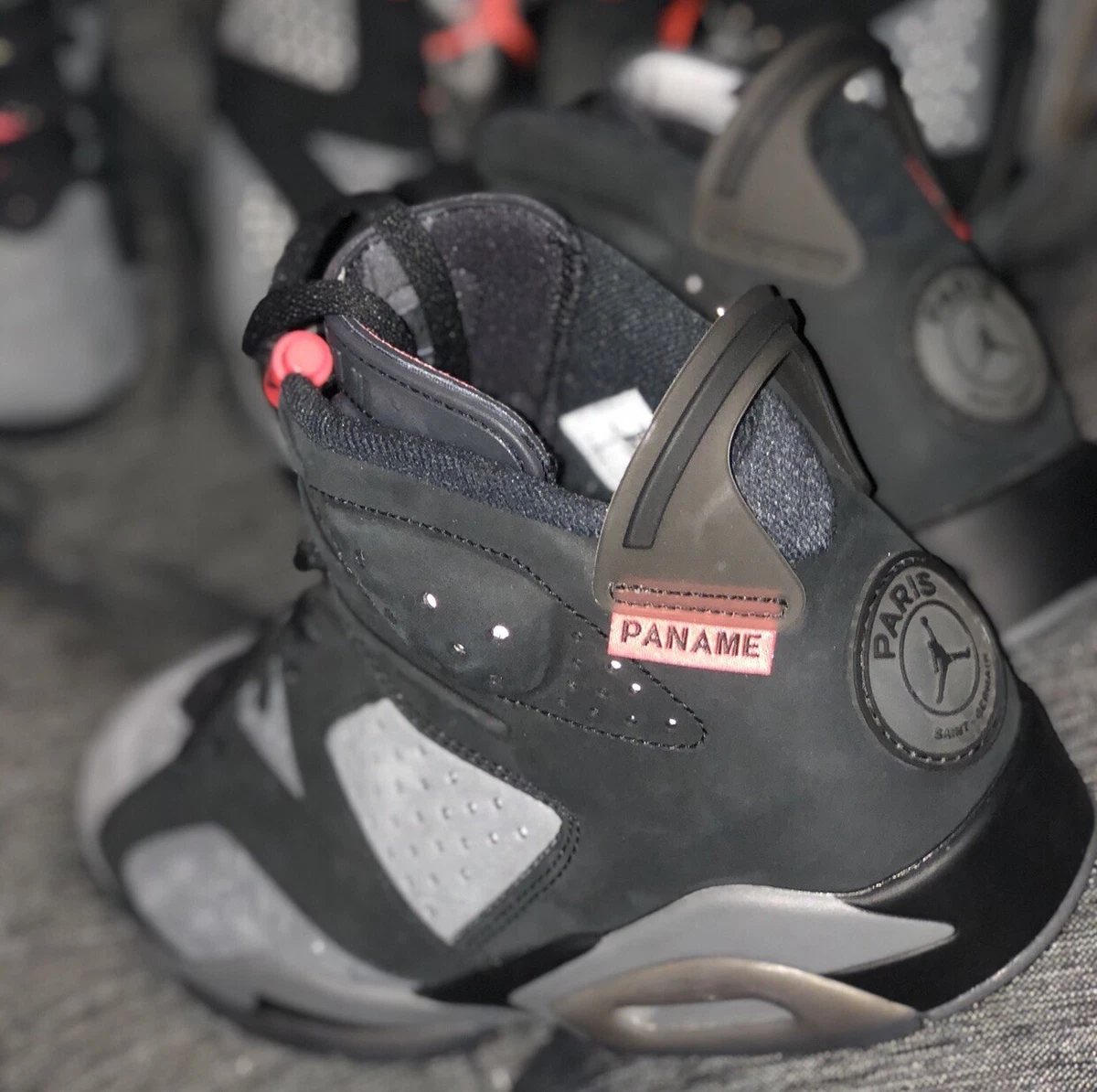 Nike Air Jordan 6 Retro PSG Paris Saint-Germain Size 9 Grey Black CK1229 001