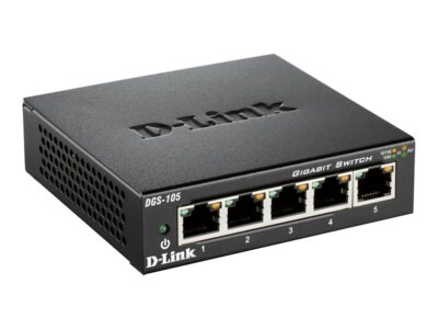 DGS-105/E D-Link DGS 105 Switch 5 x 10/100/1000 Desktop ~D~