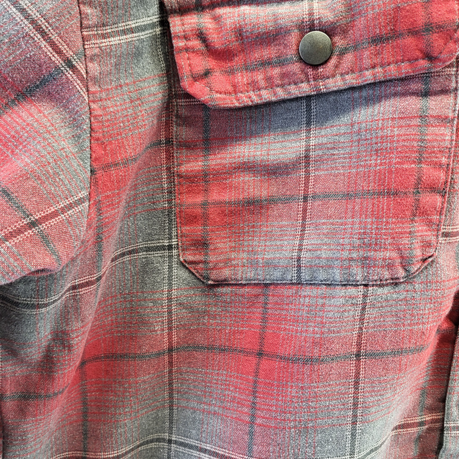 Rugged Elements Shacket Mens Large Red Fleece Lin… - image 4