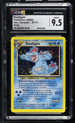 Feraligatr (Unlimited) graded CGC 9.5 for sale on eBay