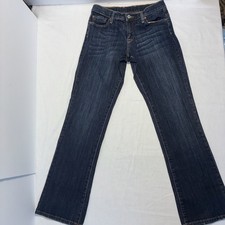 Women  s Lucky Brand Mid Rise Easy Rider Bootcut Sz 27 Dark Wash Comfort Fit