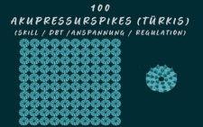 Akkupressurplättchen Akkupressur Spikes 100 ...