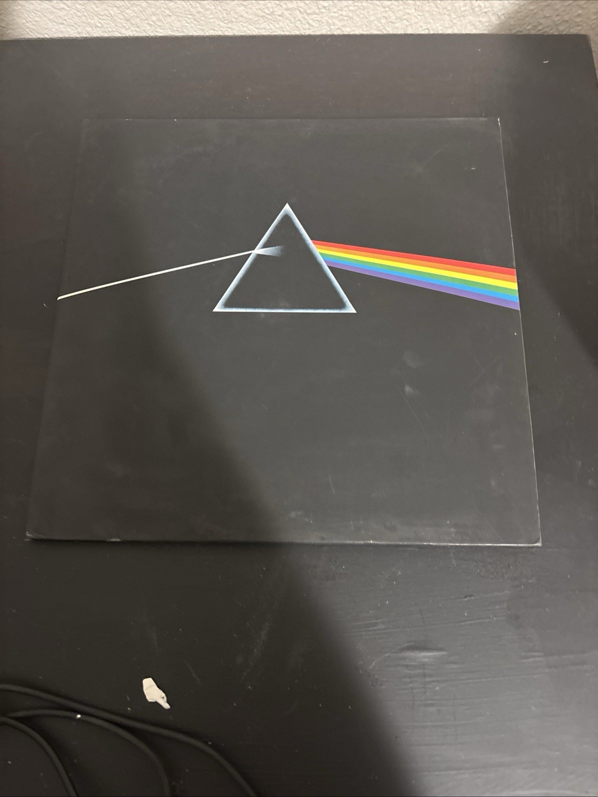 Pink Floyd Dark Side of the Moon Harvest LP Vinyl  Complete w/stickers & Poster
