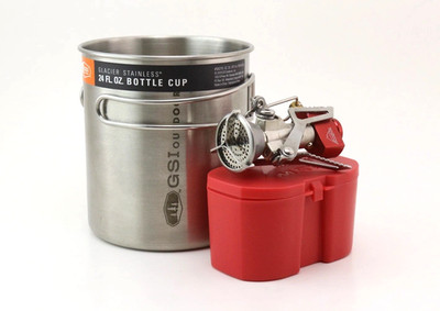 MSR Pocket Rocket 2  Camping Stove + 16oz GSI Stainless Drinking/Heating Cup