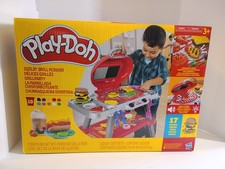 New Sizzlin BBQ Grill Toy Play Doh Cooking Playset 29" Tall with Lights Sounds