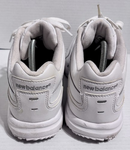 Scarpe da passeggio New Balance 374 uomo taglia 12 4E larghezza bianche sneakers stringate CMW374W - Foto 3 di 7