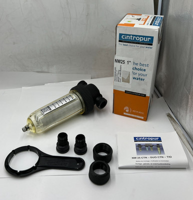 CINTROPUR Water Filter NW 25 Connection 1'', flow rate of 5.5 m³/h