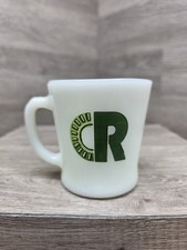 Vintage CR Industries Advertising Milk Glass ...