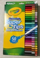 Crayola SuperTips Washable Markers Assorted Colors 50 Ct