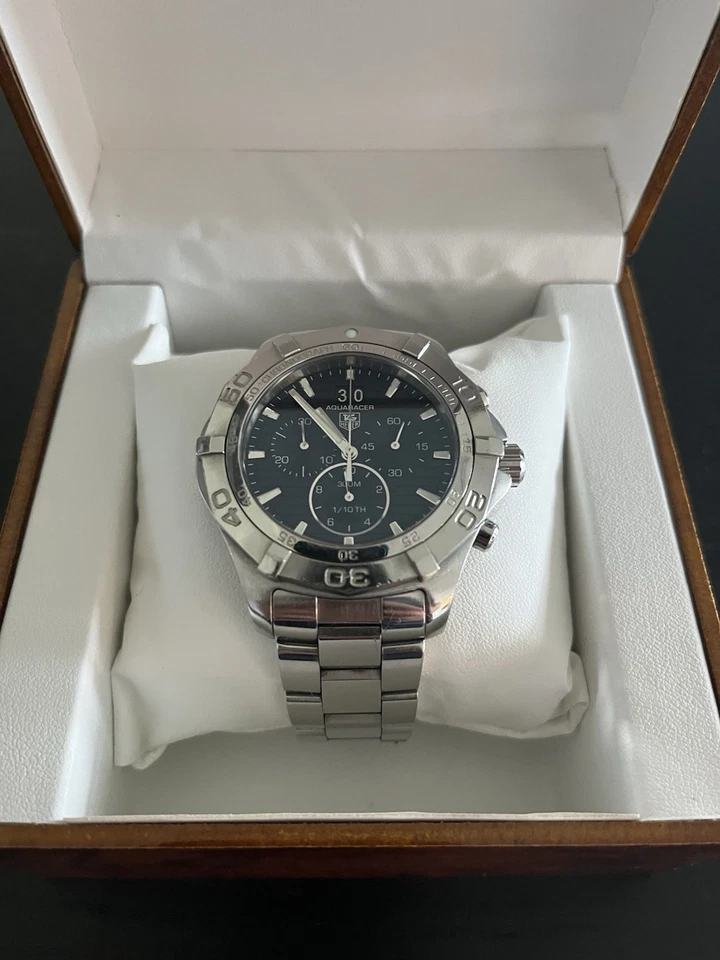 Tag Heuer Aquaracer Chronograph Men's Watch Stainless Steel Quartz - Image 2 of 4