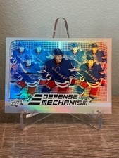 2022-23 Upper Deck Series 1 Defense Mechanism Adam Fox #DM-27 New York Rangers 