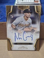2024 NICK GONZALEZ TOPPS 5 FIVE STAR AUTOGRAPHED AUTO ROOKIE CARD RC #FSA-NG