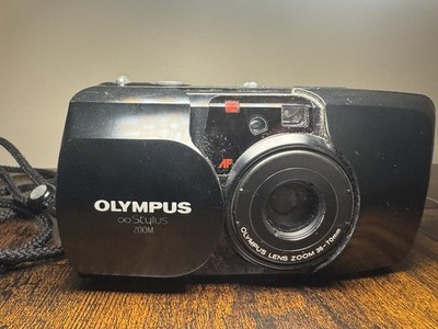 FOR PARTS Vntg. Olympus Infinity Stylus Zoom 35mm Point&Shoot Film Camera AS IS