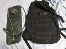 CamelBak Tactical Hydration Backpack Black w/ Unused Water Bladder MOLLE Straps