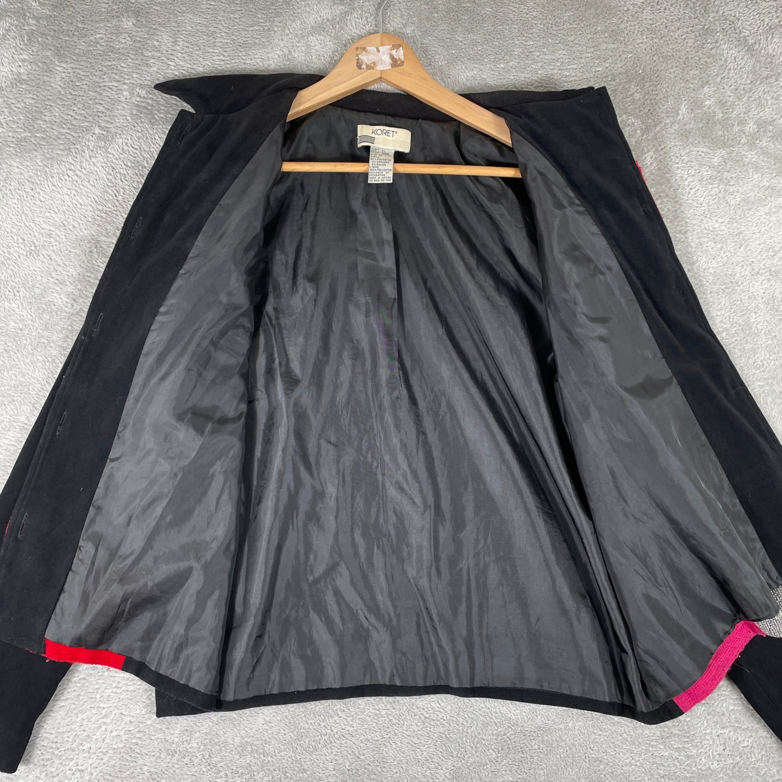 Vintage Koret Patchwork Jacket Womens Medium Mult… - image 6