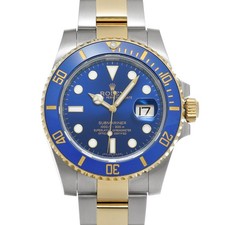 Rolex ROLEX Submariner date 116613LB blue WATCH 739915