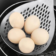 Colino Pasta Acciaio Inox con Anello di Appendere per Separazione Rapida Aliment