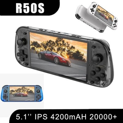 New R50S Retro Handheld Game Console 5.1  Linux 4200mAh Gaming Player 854*480