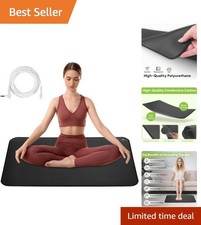 Eco-Friendly Grounding Pad   35" x 24" Conductive Mat for Mindfulness Practices