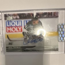 Upper Deck 2024-25 Clear Cut Rookie Autograph Akil Thomas Los Angeles Kings