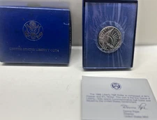 1986D Clad (Ellis Island) Fifty Cent Half Dollar Uncirculated