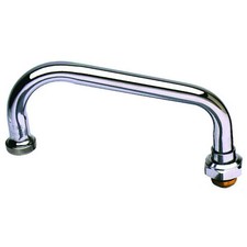 T s Brass Swing Nozzle, Faucet, Brass, Length 10 In 061X T s Brass 061X 6-1/3 in