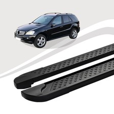 Trittbretter Mercedes ML W164 Baujahr 07/2005-12/2011 ALMO Schwarz ABE