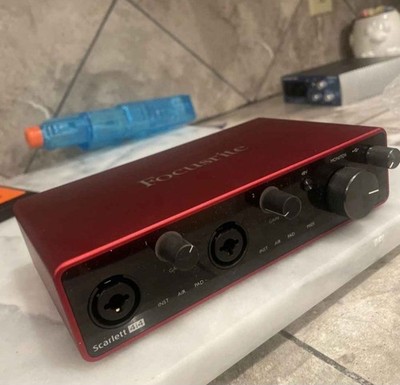 Focusrite Scarlett 4i4 3rd Gen 4x4 USB Audio Interface W/Cable.