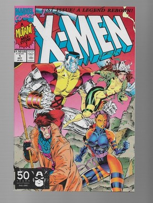 X-Men #1 1991 Marvel Jim Lee Colossus Gambit Cover 1st Acolytes Bishop Cameo