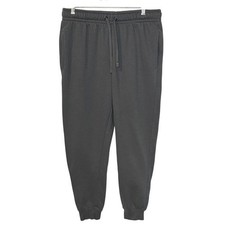 Goodfellow  Co Mens Jogger Sweatpants Dark Gray Charcoal Fleece Size M