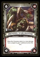 039/278 Frenzied Warchanter Warhammer Age Of Sigmar Orruk Trading Card TCG CCG