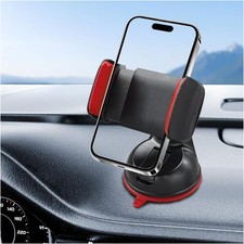 Car Cell Phone Holder, 360  Adjustable Auto Phone Mount with Strong Suction Cup,