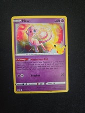 Carta Celebrazioni Pokémon TCG Rara Mew Holo 2021 011/025 Spedizione Gratuita 