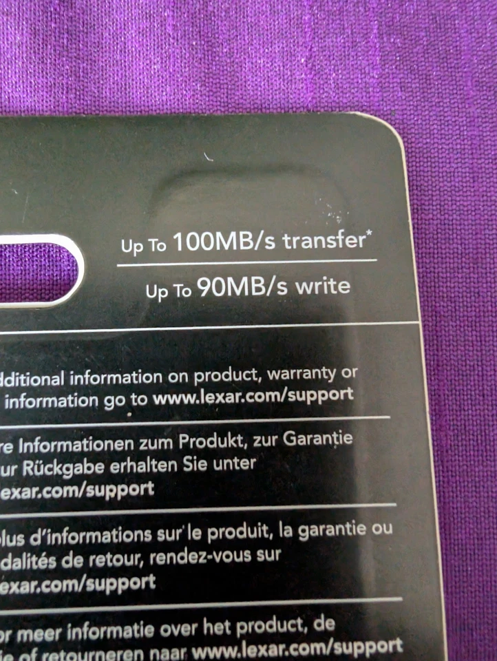 64GB Lexar Professional 100mb/s SDXC Memory Card 633x UHS-I Class 10 4K - Image 4 of 4