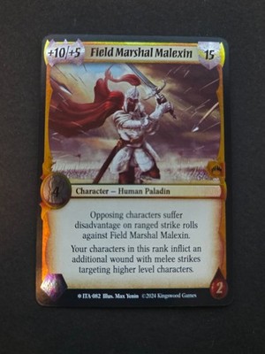 FIELD MARSHAL MALEXIN - LEGENDARY FOIL - 082 - WARLORD: SAGA OF