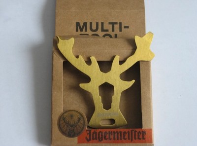 Jägermeister Multitool, Flaschenöffner Schlüsselanhänger neu, Unbenutzt Original
