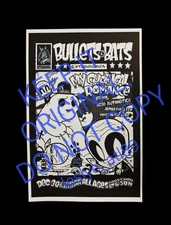 My Chemical Romance Bullets & Bats Poster – 2002 Eyeball Street Team NJ Promo