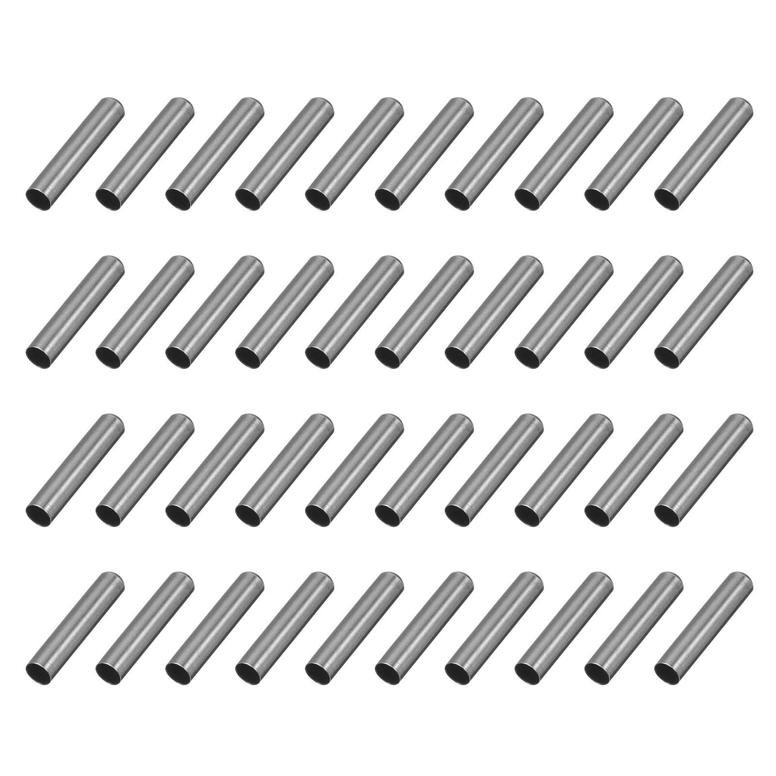 APL 40 pezzi 3 5 x 20 mm punte per lacci in metallo colonna cavi di riparazione lacci punte finali nere