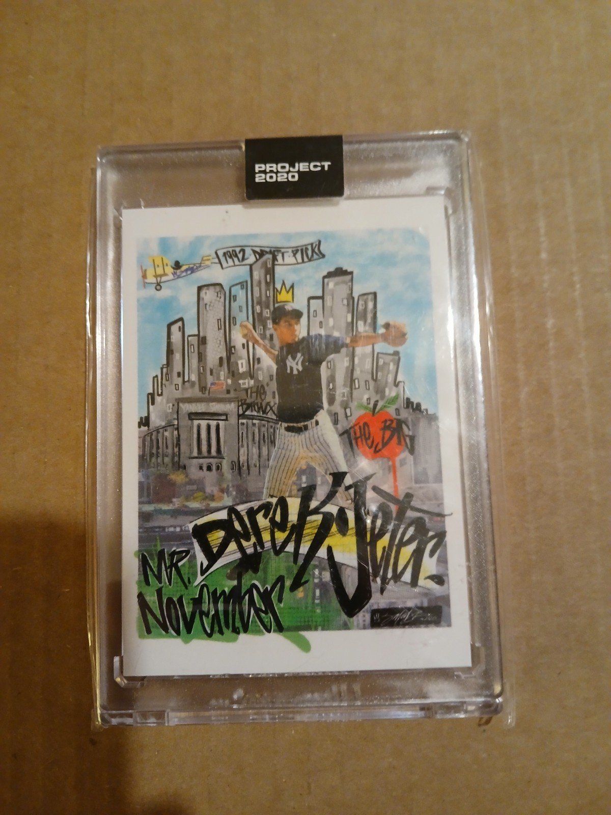 2020 Topps Project 2020 Derek Jeter #29 1993 Topps Art By King Saladeen /9873 NY