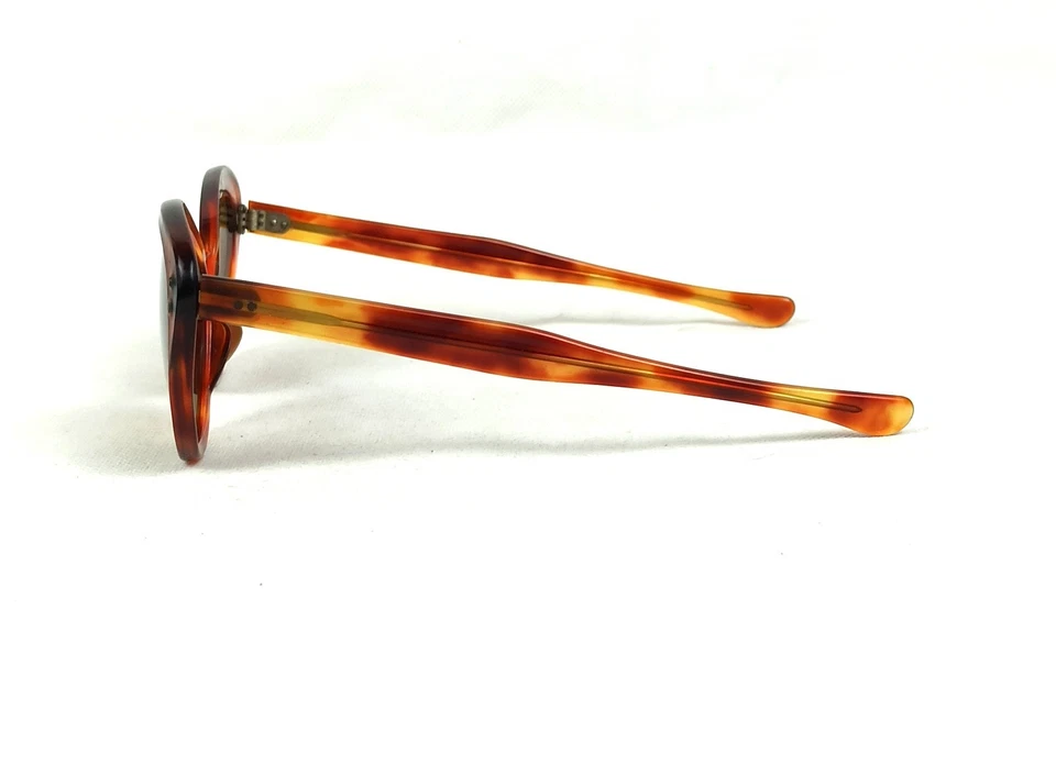 Vintage Cat Eye Sunglasses 50s Paris Design Very Rare Party Browny Shades NOS - Image 4 of 4