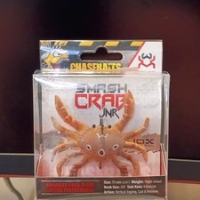 Chasebaits Smash Crab JNR 75mm 18g Negative Sinking Jig Brown/Orange SC75-13