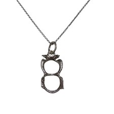 Collana in Argento Asso Spada - Bastone - Coppa - Denari Collana cm. 45 Unisex