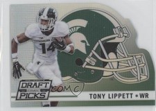 2015 Panini Prizm Collegiate Draft Picks Helmet Die-Cut Tony Lippett #45 1s8