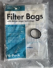 Kirby Filter Bags with Micron Magic Technology 6-Pack Fits F-style & twist-style