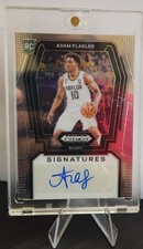 2024 Panini Prizm Draft Picks Signature #S-FLG Adam Flagler - RC with Autograph