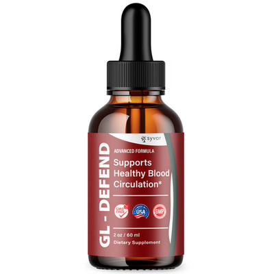 (1 Pack) GL Defend Blood Support Drops GLDefend Vitamin Supplement 30 Servings