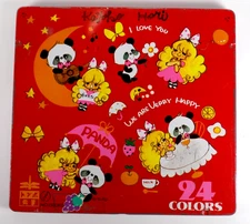Tombow Color Pencils Tin 1500 Homo Graph Panda Kawii Japan Cute Kids